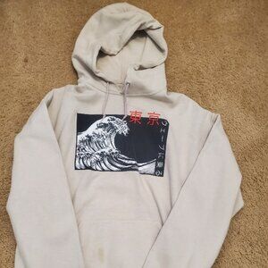 Tan "Bowry" Hoodie Size Medium Men's